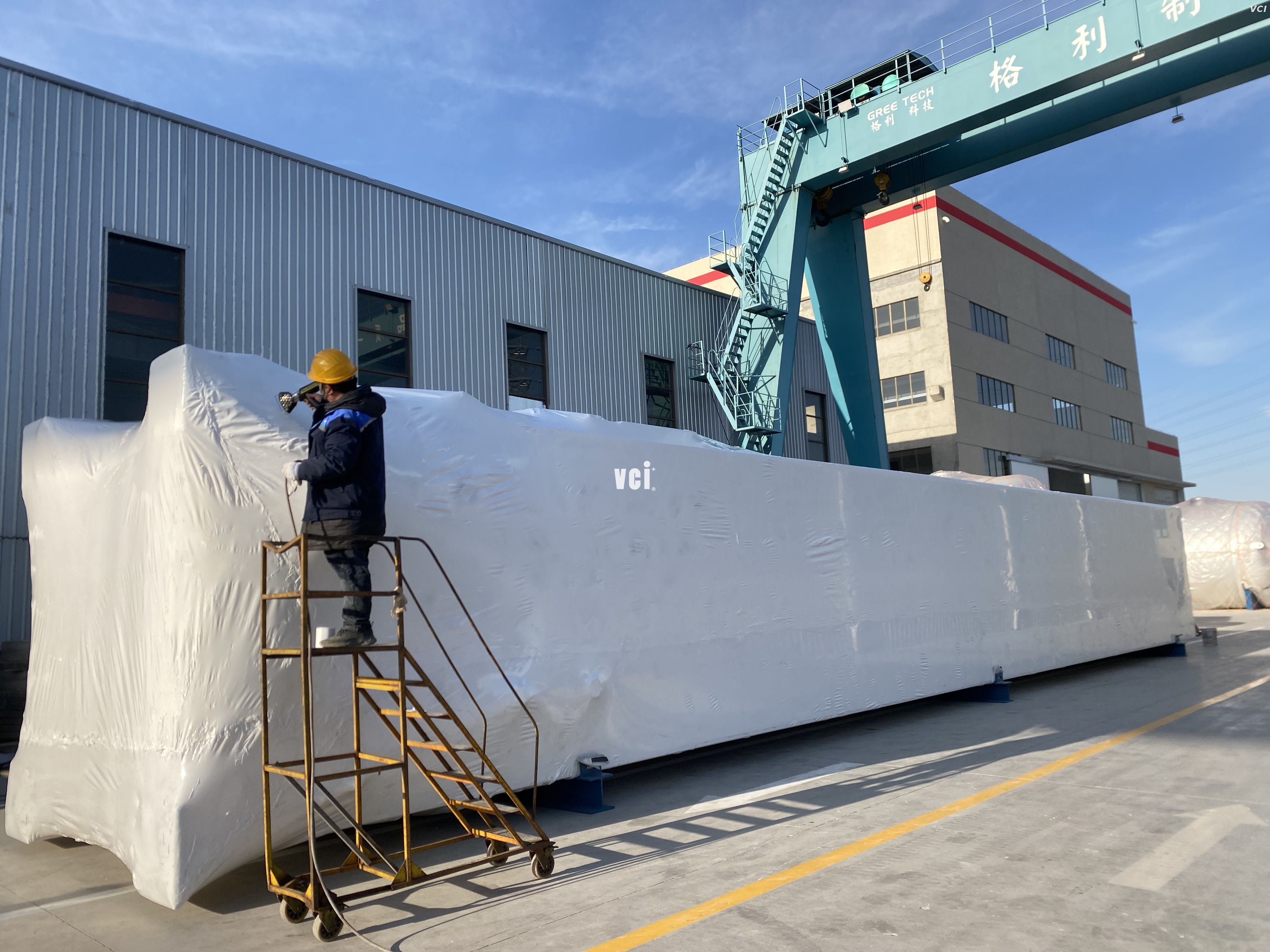 Film anti-corrosion ferreux thermorétractable VCI