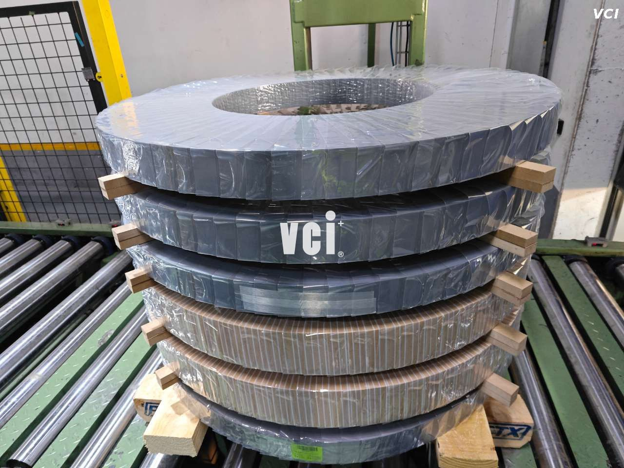 Papier antirouille câblé par rides de VCI